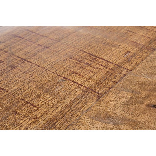 Masa cafea living moderna din fier Brionne, D 90cm