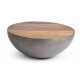 Masa cafea living moderna din fier Cany, D 90cm