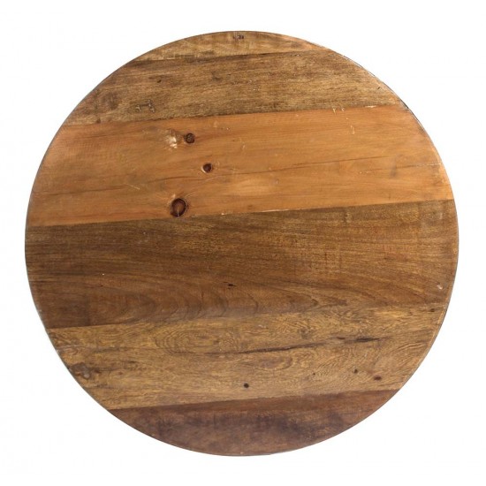 Masa cafea living moderna din fier Cany, D 90cm