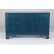 Comoda living albastra orientala din lemn Narva