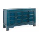 Comoda living albastra orientala din lemn Narva