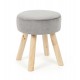 Taburet rotund din catifea Lio