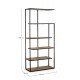 Biblioteca stil industrial Ambrose