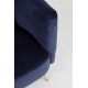 Canapea catifea albastra Alessandra