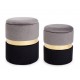 Set de 2 taburete catifea Elm